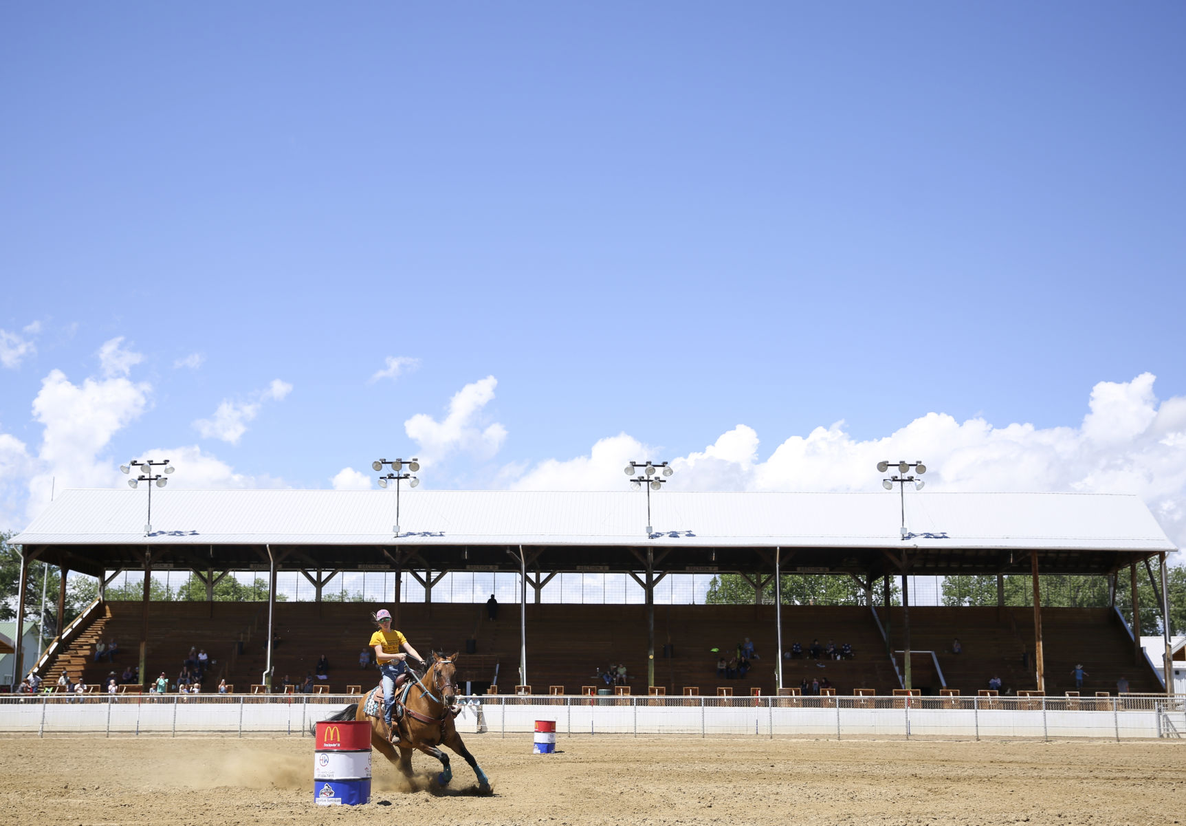 The Johnson County Cowgirls hosted their first summer rodeo of the year